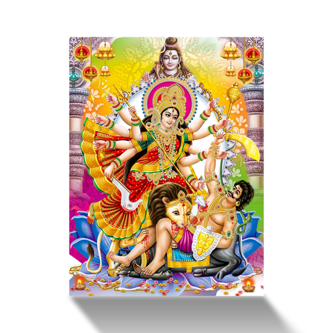 Frameless Beautiful Wall Painting for Home: Maa Durga