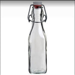 Bormioli Glass Bottles with Swing Top - Set of 2