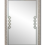 Framed Mirror Textured (Silver)