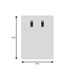 Flora edge Glow - Rectangular LED Mirror for Bathroom -Dual-Color