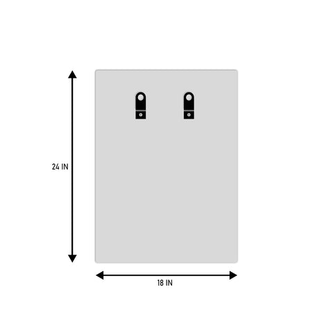 Duo Illuminated edge Glow - Rectangular LED Mirror for Bathroom -Dual-Color
