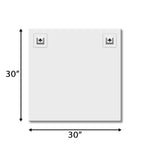 Sun Gleam Illuminated Dots - LED Square Bathroom Mirror - Warm White Light
