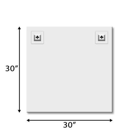Sun Gleam Illuminated Dots - LED Square Bathroom Mirror - Warm White Light