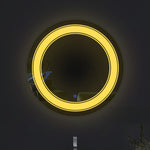 Trio Edged Glow - LED Round Bathroom Mirror - Dual color