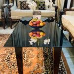 Black Tinted Glass Table (Saint-Gobain)