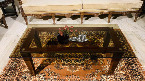 Bronze/Brown Tinted Glass Table (Saint-Gobain)