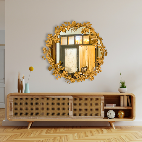 Decorative Mirror - Golden Coronet