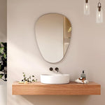 Frameless Irregular Wall Mirror for Bathroom Mirror, Living Room & Bedroom