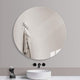 Frameless Round Wall Mirror for Bathroom, Wall Mount Mirror, Washbasin Mirror, Looking Mirror Glass, Mirror for Bedroom, Unframed Mirror