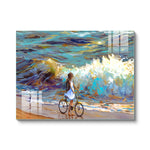 Abstract Frameless Beautiful Wall Painting for Home: Seaside Strolling