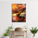 Abstract Frameless Wall Painting for Home: Modern Wildlife Deer