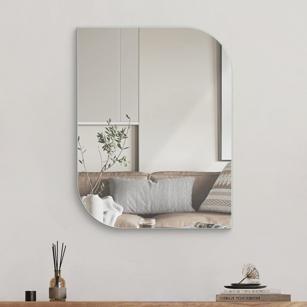 Rectangular Mirror Frameless Basic Plain Simple (Saint-Gobain) – Flair ...