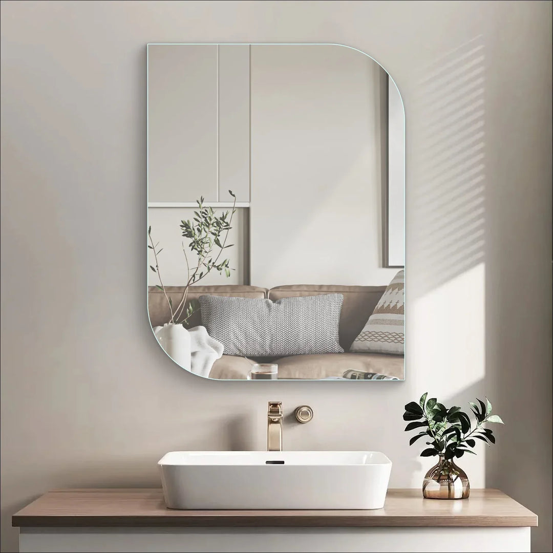 Rectangular Mirror Frameless Basic Plain Simple (Saint-Gobain) – Flair ...