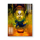 Beautiful Gautam Buddha Wall Painting On Glass