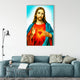 Sacred-Heart-of-Lord Jesus Glass Painting