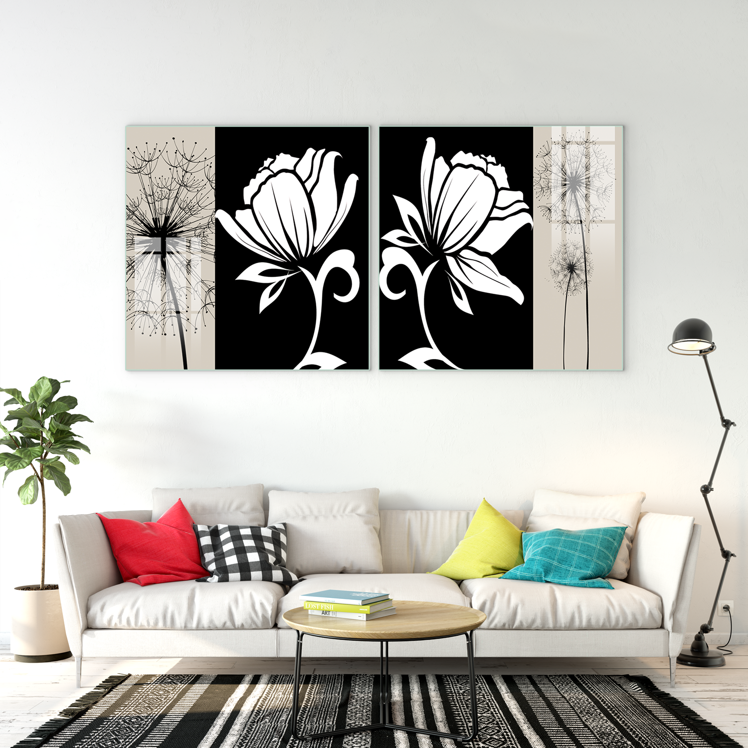 simple wall... - M.R Designing Zone. Canvas & Wall painting | Facebook