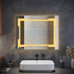 Border Illuminated Gleam - LED Bathroom Mirror - Warm Light - Rectangular