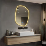 Connected Edge Glow - LED Bathroom Mirror - Warm White Light - Oval