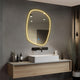 Connected Edge Glow - LED Bathroom Mirror - Warm White Light - Oval