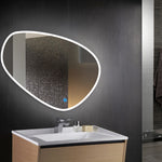 Cornerstone - LED Oval Mirror for Bathroom - Warm Light
