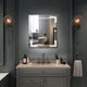 Cut Edge Corner Glow - LED Bathroom Mirror Natural White Light - Rectangular