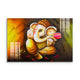 Cute Ganesha's Glass Wall Painting for Home
