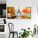 Digital Art Wall Painting for Home: Beautiful Eiffel Tower Art