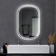 Duo Edge - LED Bathroom Mirror - Natural White Light - Oval