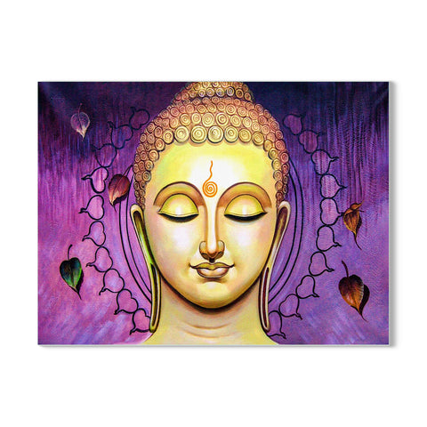 Frameless Beautiful Wall Painting for Home: Acrylic Modern Handmade Paintings of Gautam Buddha