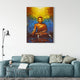 Frameless Beautiful Wall Painting for Home: Gautam Buddha Colorful Realistic Oil Painting