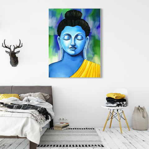 Frameless Beautiful Wall Painting for Home: Gautam Buddha