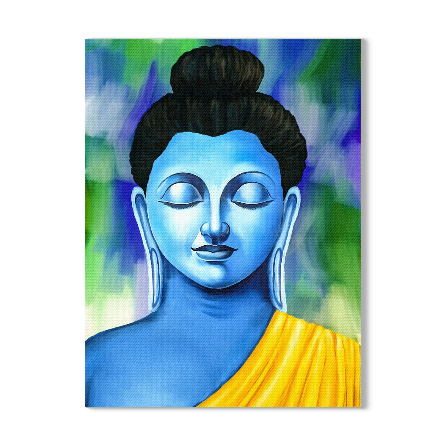 Gautama Buddha Modern Art Drawing by Asp Arts - Pixels