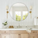 Frameless Round Beveled Mirror for Bathroom Wall, Wall Mount Mirror, Washbasin Mirror, Mirror for Bedroom