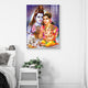 Grace Your Home with Glass Wall Art of Lord Shiva, Parvati, and Ganesh Ji