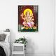 Lord Ganesh Flora Gold Design for Home & Office Decor Paintings