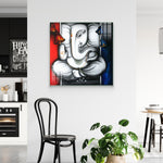 Lord Shree Ganesha Modern Abstract for Home  & Office Decor Paintings