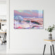 Abstract Frameless Wall Painting for Home: Lost Silence