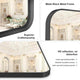 Rectangle Matte Black Metallic Framed with Curve Edges Mirror for Bathroom and Living Room