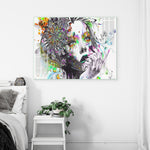 Frameless Beautiful Wall Painting for Home: Multicolour Abstract Marilyn Monroe Pop Art