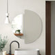 Frameless Semi Circle Mirror for Living Room & Bathroom