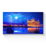 Night View Golden Temple, Shri Harmandir Sahib Glass Wall Painting