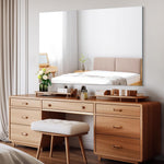 Frameless Rectangular Bathroom Wall Mirror | Sleek & Durable Vanity Mirror