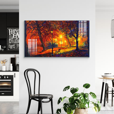 Digital Art Wall Painting for Home: Sunrise Landscape