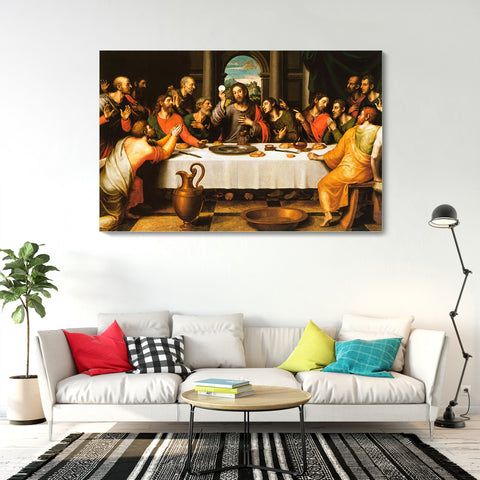 The Last Supper - Glass Wall Painting