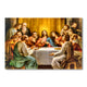 The Last Supper Modern Art Glass Wall Painting