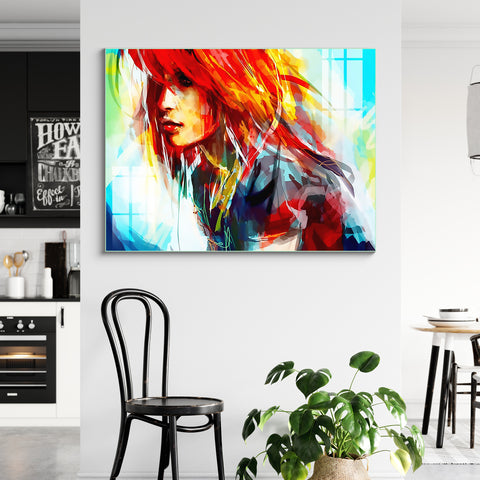Abstract Frameless Beautiful Wall Painting for Home: Trippy Art Women