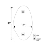 LED Bathroom Mirror, Irregular Led Mirror for Vanity, frontlit Mirror-Blob LED Mirror
