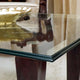Rectangular Clear Glass Coffee table Top- Step sharp Edged