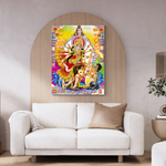 Frameless Beautiful Wall Painting for Home: Maa Durga