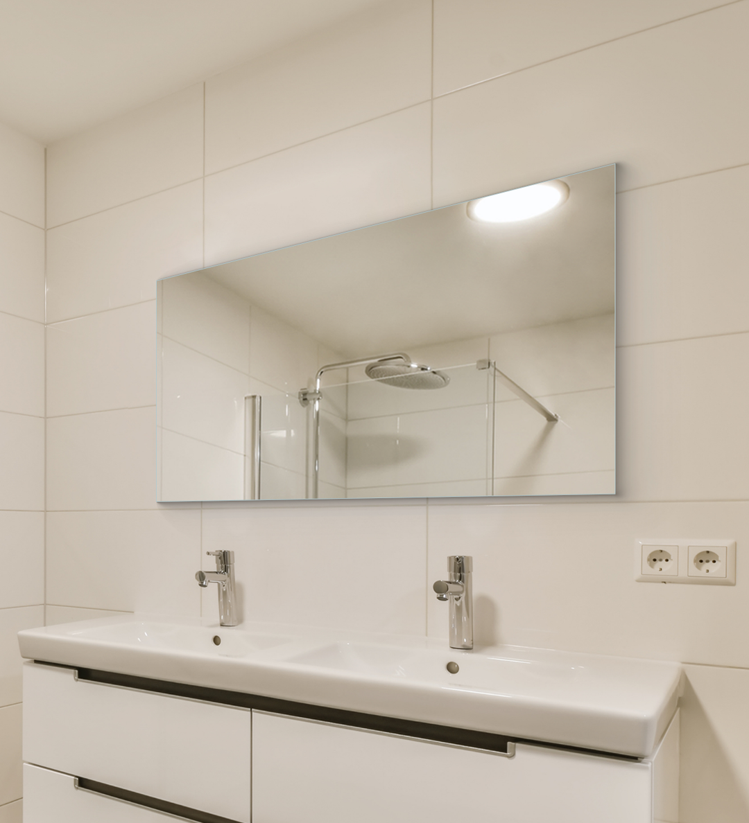 Rectangular Mirror Frameless Basic Plain Simple (Saint-Gobain) – Flair ...